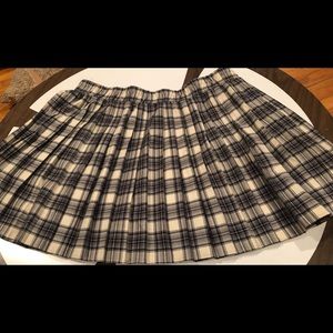 Wild Fable Plaid Pleated Skirt